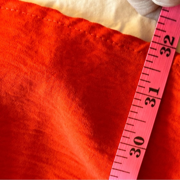 Newbury Kustom Orange midi dress short sleeve size medium. So adorable! - Picture 7 of 7